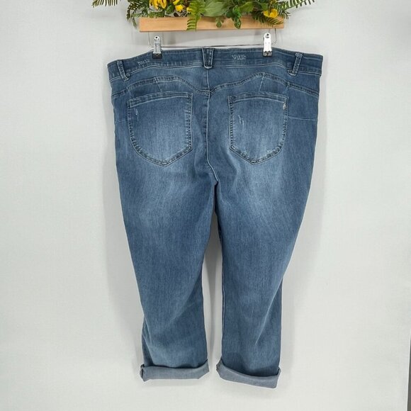 Democracy Ab Solution Jeans 22W Plus Size Stretch Slimming Comfort Denim - Picture 3 of 10